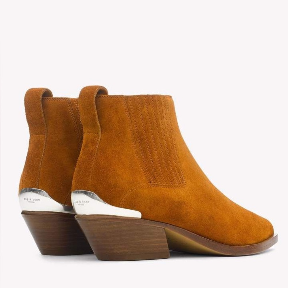 Rag & Bone Brown Suede Heeled Boots